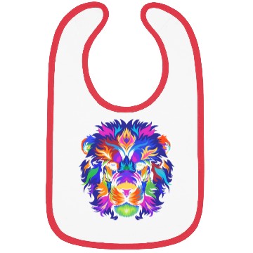 Discover Colorful lion Bibs