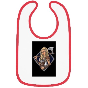 Discover Female Nordic Viking Warrior Bibs