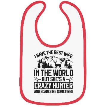 Discover Buck Deer Hunting Hunter Wife Bibs