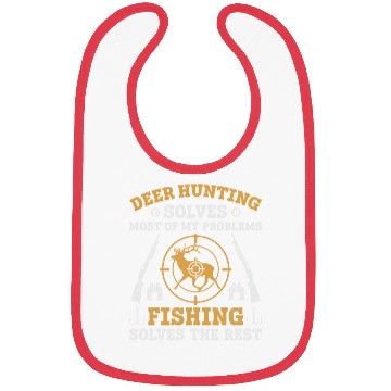 Discover Buck Deer Hunting Hunter Fishing Bibs