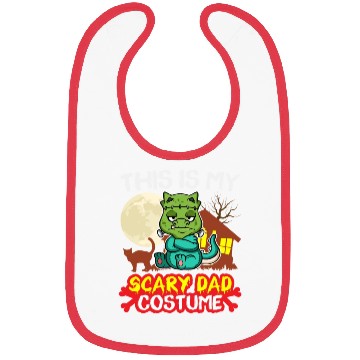Discover This Is My Scary Dad Costume Funny Halloween Bibs