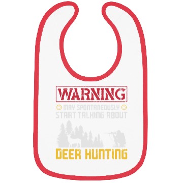 Discover Buck Deer Hunting Hunter Warning Bibs