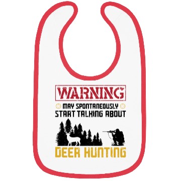 Discover Buck Deer Hunting Hunter Warning Bibs