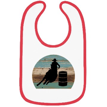 Discover Barrel Racing Retro Style Bibs