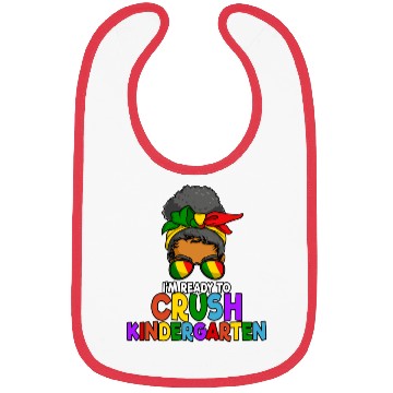 Discover Juneteenth Messy Bun Ready To Crush Kindergarten Bibs