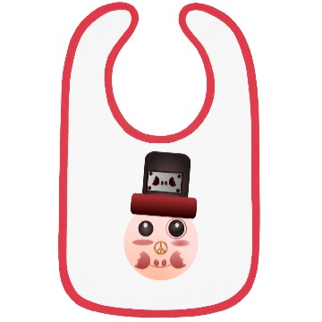 Discover Psychedelic peace man Bibs