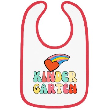 Discover Groovy Hello Kindergarten Vibes Retro Bibs