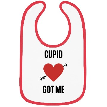 Discover Cupid Got Me Bibs