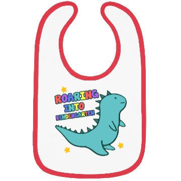 Discover Roaring Into Kindergarten Cute Dinosaur Back To Bibs