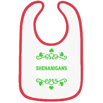 Discover Funny St Patricks Day Let The Shenanigans Begin Bibs