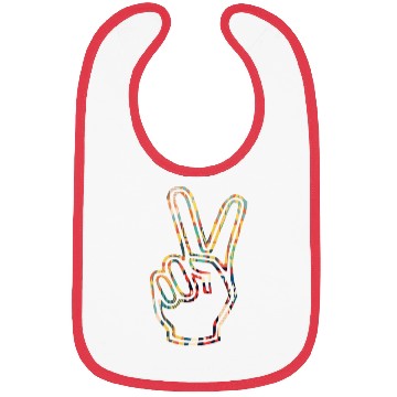 Discover Psychedelic Peace Bibs
