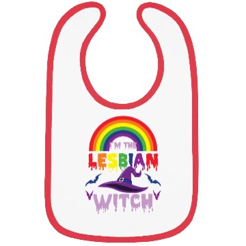 Discover I m The Lesbian Witch For Halloween Bibs