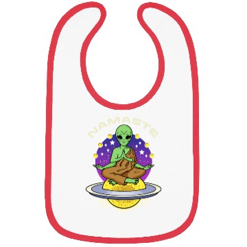 Discover Namaste Alien For Yoga Lover Bibs
