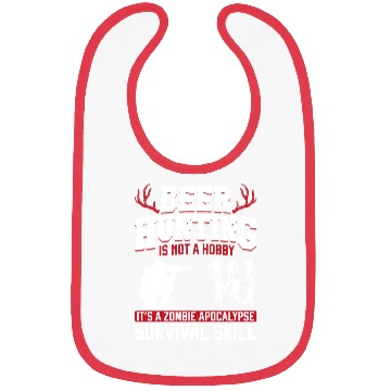Discover Buck Deer Hunting Hunter Zombie Bibs