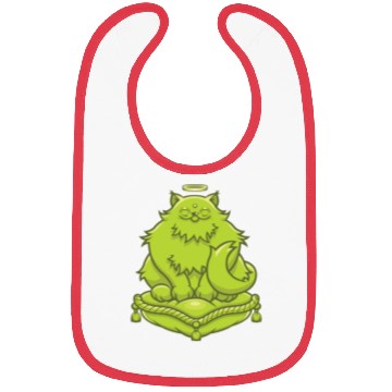 Discover Green Buddha Cat Bibs