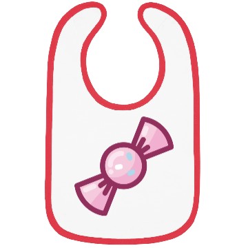 Discover Cute Pink Sprinkled Candy Bibs