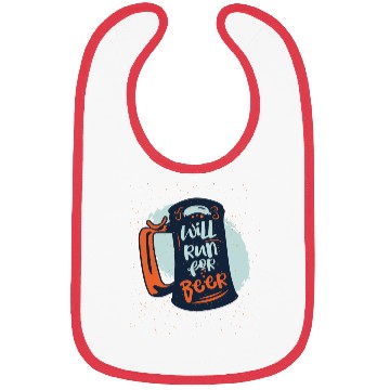 Discover Will Run For Beer Bibs