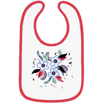 Discover Colorful summer flowers Bibs