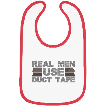 Discover Real Men Use Duct Tape 3 Bibs