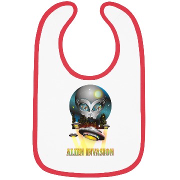 Discover Alien Invasion 1 Bibs