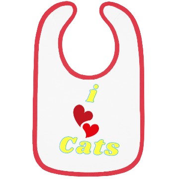 Discover I love cats i love Bibs