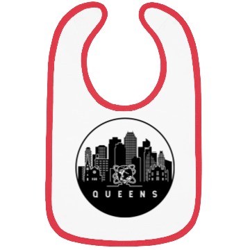 Discover Queens New York Skyline Bibs