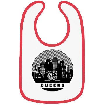 Discover Queens New York Skyline Bibs