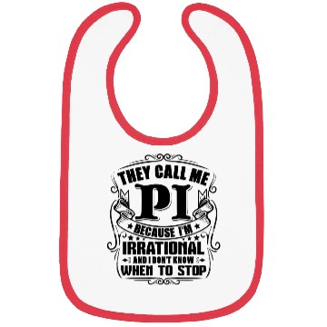 Discover Funny Pi Day Math Geek Gift Bibs