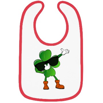 Discover Dabbing Irish Shamrock St Patrick s Day Bibs