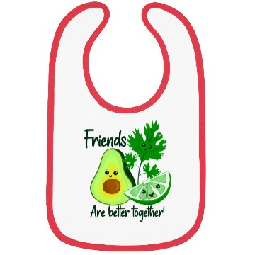 Discover Friends Are Better Together Bibs