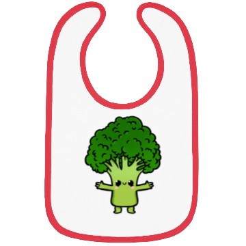 Discover Kawaii Broccoli For Broccoli Lover Bibs