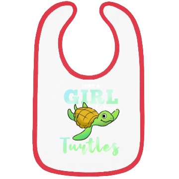Discover Just A Girl Who Loves Turtles For Turtle Lover New Bibs