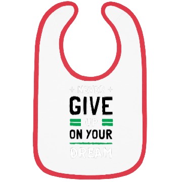 Discover never give up Bibs