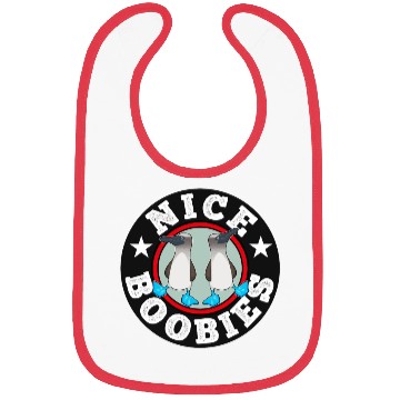 Discover Blue Footed Booby Bird Funny Gift Bibs