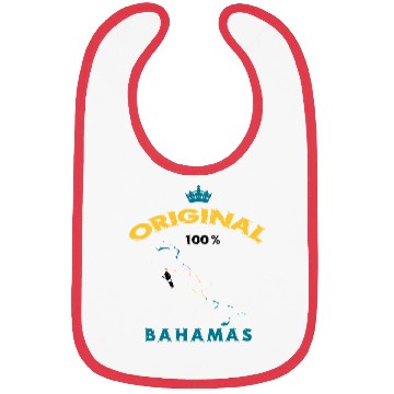 Discover Bahamas original 100% flags design Bibs