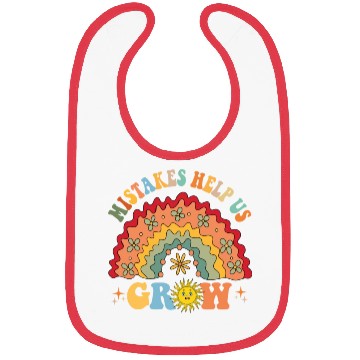 Discover Mistakes Help Us Grow Groovy Growth Mind Bibs