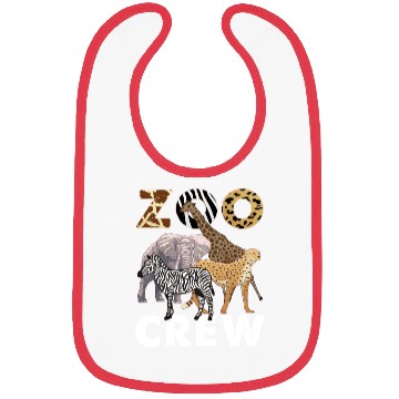 Discover Zookeeper Wild Animals Bibs