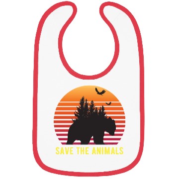 Discover Save The Animals Earth Day Bibs