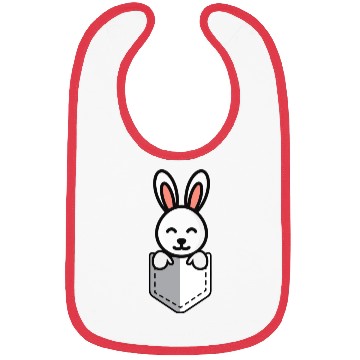 Discover Bunny Pocket Cute Little Easter Sunday Egg Hunt Bibs