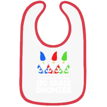 Discover Teacher Christmas 3rd Grade Gnomies Third Grade Bibs