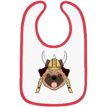 Discover Viking Pug For Vikings Lover Bibs