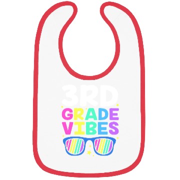 Discover 3rd Grade Vibes Back To School Third Grade Bibs