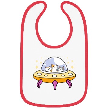 Discover UFO Cat for Cat Lover Bibs