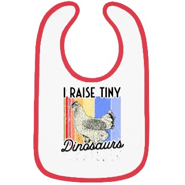 Discover Chicken Farmer Quote Gift Idea Bibs
