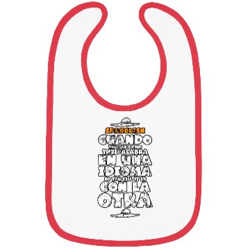 Discover Funny Spanish Teacher Gift Spanish Language Teache Bibs