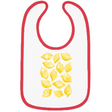 Discover Lemon Watercolor Bibs