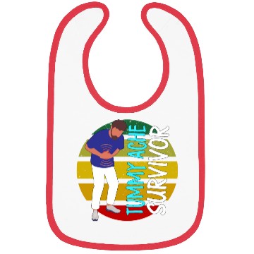 Discover Tummy Ache Survivor Bibs