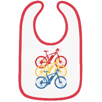 Discover Cyclist Funny Vintage Bicycle Cyclist Bibs