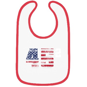 Discover Trump 45 Squared Republican Bibs
