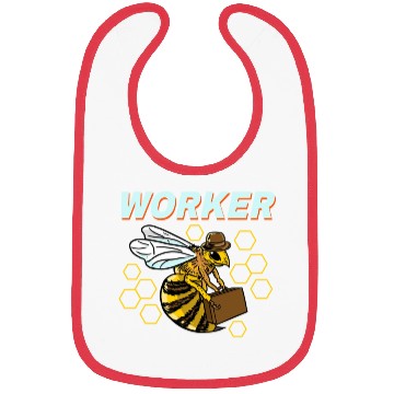 Discover Worker Bee For Bee Lover Bibs